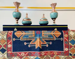 ست سنبلدان فیروزه و گلیم