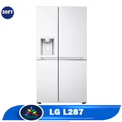 قیمت یخچال فریزر ال جی L287 - خرید یخچال L287 ساید 30 فوت