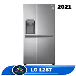 قیمت یخچال فریزر ال جی L287 - خرید یخچال L287 ساید 30 فوت