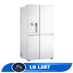 قیمت یخچال فریزر ال جی L287 - خرید یخچال L287 ساید 30 فوت