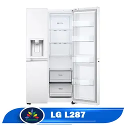 قیمت یخچال فریزر ال جی L287 - خرید یخچال L287 ساید 30 فوت