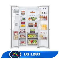 قیمت یخچال فریزر ال جی L287 - خرید یخچال L287 ساید 30 فوت