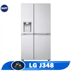 قیمت یخچال فریزر ال جی J348 - خرید J348 ساید 34 فوت 2022