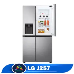 قیمت یخچال فریزر ال جی j257 - خرید ساید 30 فوت J257