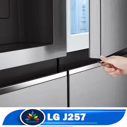 قیمت یخچال فریزر ال جی j257 - خرید ساید 30 فوت J257