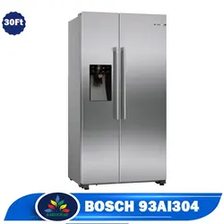 قیمت یخچال فریزر بوش 93AI304 - خرید ساید بوش 93AI304
