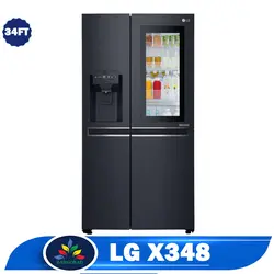 قیمت یخچال فریزر ال جی X348 - خرید یخچال اینستاویو GR-X348CS