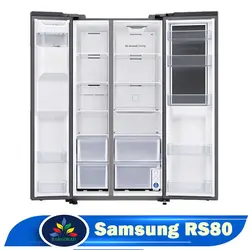 خرید آنلاین یخچال فریزر سامسونگ RS80 - قیمت ساید بای ساید 34 فوت