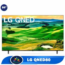 قیمت تلویزیون 86 اینچ ال جی QNED80 - خرید تلویزیون 86QNED80