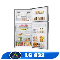 خرید یخچال فریزر ال جی 832 - قیمت یخچال بالا پایین  GRM-832