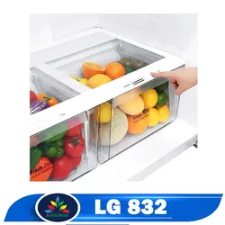 خرید یخچال فریزر ال جی 832 - قیمت یخچال بالا پایین  GRM-832