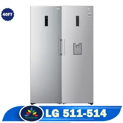 خرید یخچال فریزر دوقلو ال جی 514-511 - قیمت یخچال دوقلو ال جی