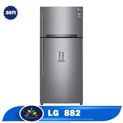 خرید یخچال فریزر ال جی 882 - قیمت بالا پایین  GR-F882