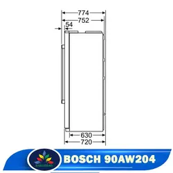 خرید یخچال فریزر بوش 90AW204 - قیمت روز KAG90AW204