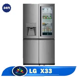 خرید آنلاین یخچال فریزر ال جی X33 - قیمت ساید GR-X33
