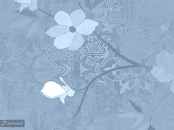 کاغذ دیواری گل مدرن W10073540 - خرید با قیمت مناسب - والینو