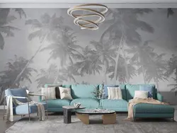 کاغذ دیواری طرح درخت نخل W10110700 - خرید با قیمت مناسب - والینو