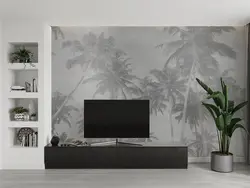 کاغذ دیواری طرح درخت نخل W10110700 - خرید با قیمت مناسب - والینو