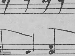 پوستر دیواری نت موسیقی W10111300 - خرید با قیمت مناسب - والینو