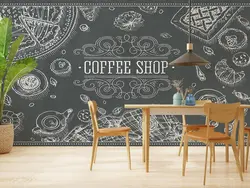پوستر دیواری کافی شاپ کافه W10114500 - خرید با قیمت مناسب - والینو