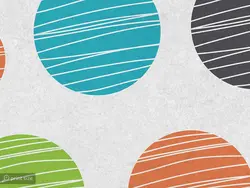 پوستر دیواری توپ توپی رنگارنگ W10124400 - خرید با قیمت مناسب - والینو