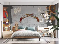 پوستر دیواری پسرانه دزدان دریایی W10138700 - خرید با قیمت مناسب - والینو