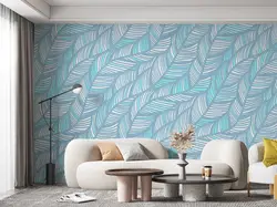 کاغذ دیواری مدل برگ مدرن W10137700 - خرید با قیمت مناسب - والینو