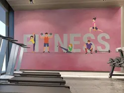 پوستر دیواری فیتنس بدنسازی W10137000 - خرید با قیمت مناسب - والینو