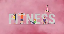 پوستر دیواری فیتنس بدنسازی W10137000 - خرید با قیمت مناسب - والینو