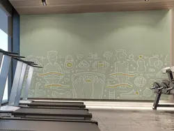 پوستر دیواری فیتنس بدنسازی W10135100 - خرید با قیمت مناسب - والینو