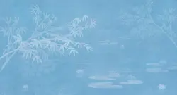 کاغذ دیواری طرح برگ بامبو W10171500 - خرید با قیمت مناسب - والینو