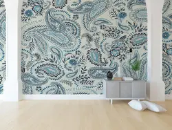 کاغذ دیواری طرح مدل بته جقه W10175300 - خرید با قیمت مناسب - والینو