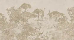 کاغذ دیواری کلاسیک جنگل درخت W10188300 - خرید با قیمت مناسب - والینو