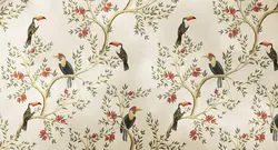 کاغذ دیواری طرح برگ و پرنده W10187000 - خرید با قیمت مناسب - والینو