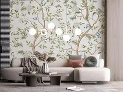 کاغذ دیواری طرح شاخه و برگ W10184700 - خرید با قیمت مناسب - والینو