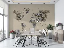 پوستر دیواری اداری طرح نقشه W10179400 - خرید با قیمت مناسب - والینو