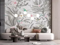 کاغذ دیواری طرح برگ و پرنده W10178300 - خرید با قیمت مناسب - والینو