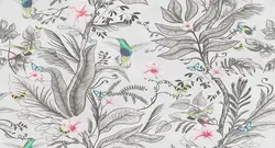 کاغذ دیواری طرح برگ و پرنده W10178300 - خرید با قیمت مناسب - والینو