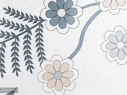 کاغذ دیواری طرح مدل بته جقه W10191300 - خرید با قیمت مناسب - والینو