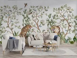 کاغذ دیواری طرح شاخه و برگ W10197500 - خرید با قیمت مناسب - والینو