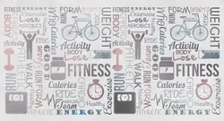 کاغذ دیواری بدنسازی فیتنس W10195200 - خرید با قیمت مناسب - والینو