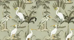 کاغذ دیواری لاکچری برگ و پرنده W10199100 - خرید با قیمت مناسب - والینو