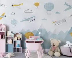 پوستر دیواری اتاق کودک هواپیما W10194700 - خرید با قیمت مناسب - والینو
