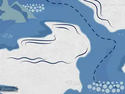 پوستر دیواری کودک نقشه دریایی W10198400 - خرید با قیمت مناسب - والینو