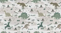 پوستر دیواری اتاق کودک دایناسور W10212100 - خرید با قیمت مناسب - والینو