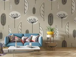 پوستر دیواری برگ فانتزی W10221600 - خرید با قیمت مناسب - والینو