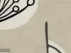 پوستر دیواری برگ فانتزی W10221600 - خرید با قیمت مناسب - والینو