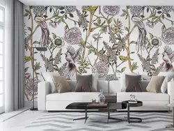 کاغذ دیواری طرح گل و برگ W10221100 - خرید با قیمت مناسب - والینو