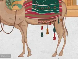 پوستر دیواری طرح عربی سنتی W10213600 - خرید با قیمت مناسب - والینو