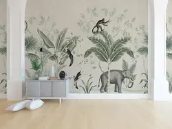 کاغذ دیواری طرح طبیعت حیوانات W10246200 - خرید با قیمت مناسب - والینو